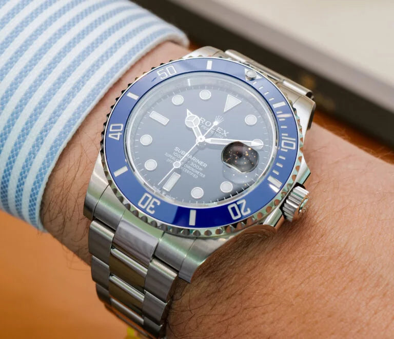 Submarine Steel 41mm Date (Cookie Monster) - Luxury Watch