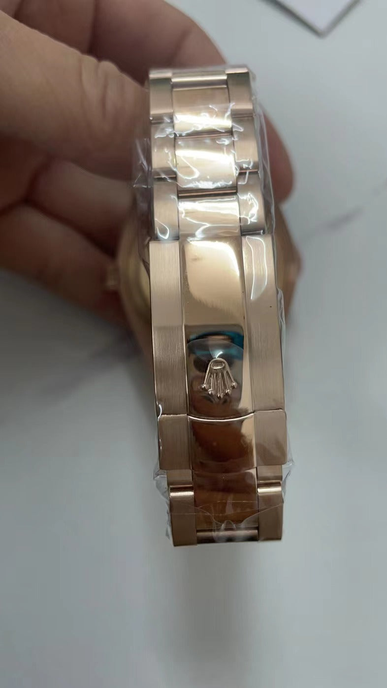 Rose Gold Oyster (Chocolate Dial) - Luxury Watch