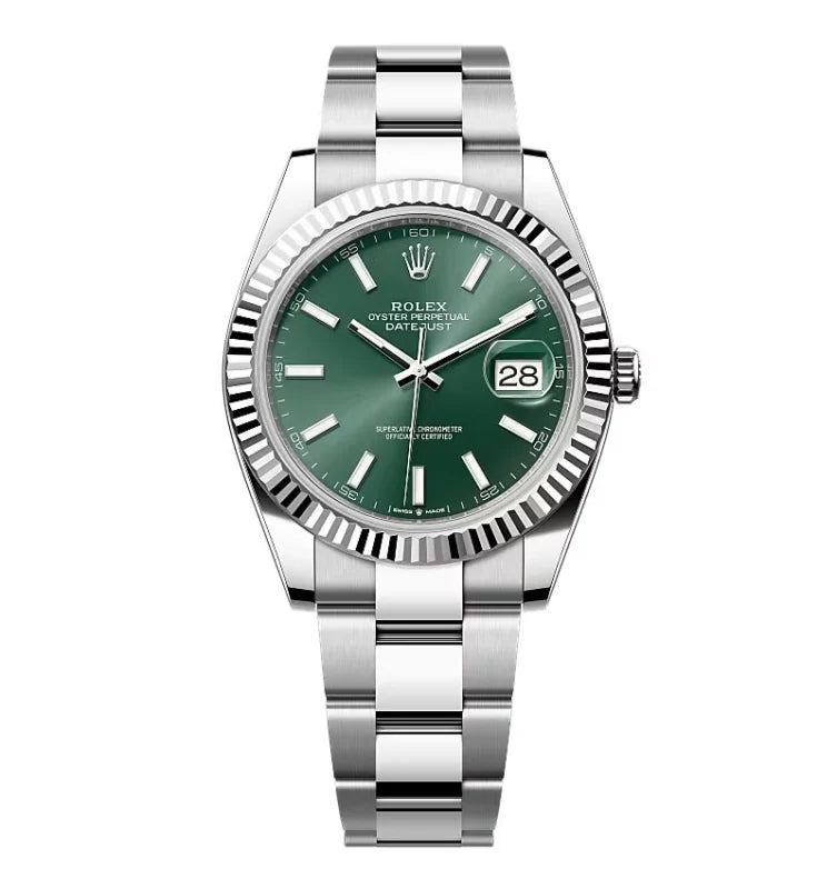 D-Just 41mm Stainless Steel Green - Luxury Watch