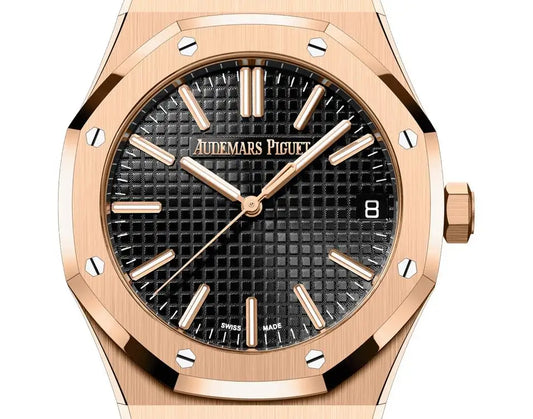 R-OAK 41mm Rose Gold (Black Dial) - Luxury Watch