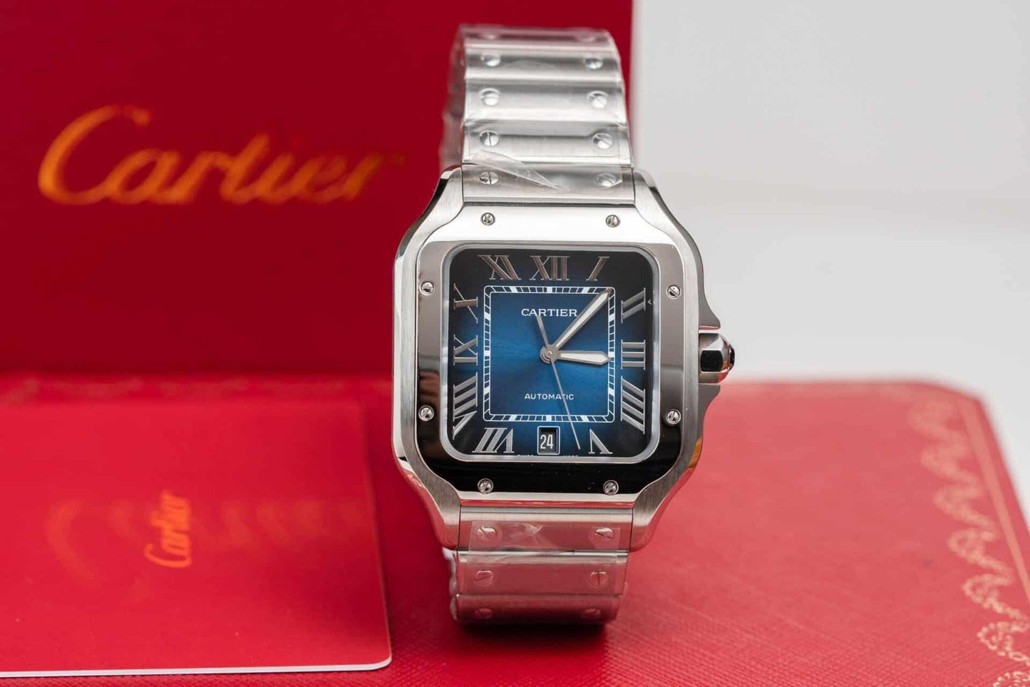 Large Stainless Steel 41mm (Blue Dial) – Luxury Watch