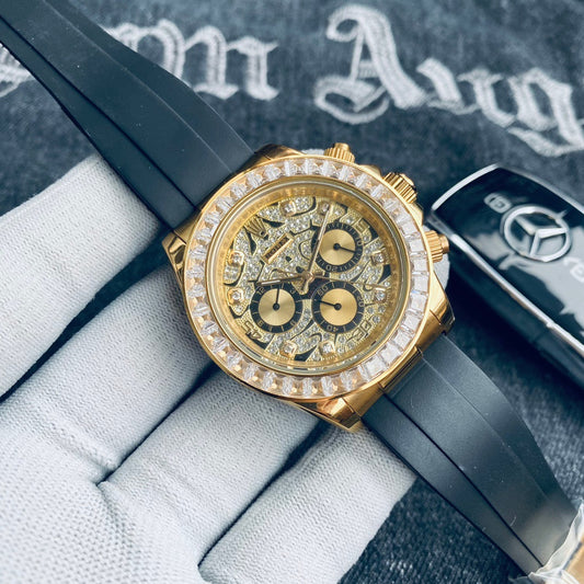 Ceramic Race Watch (Diamond Dial)- Luxury Watch