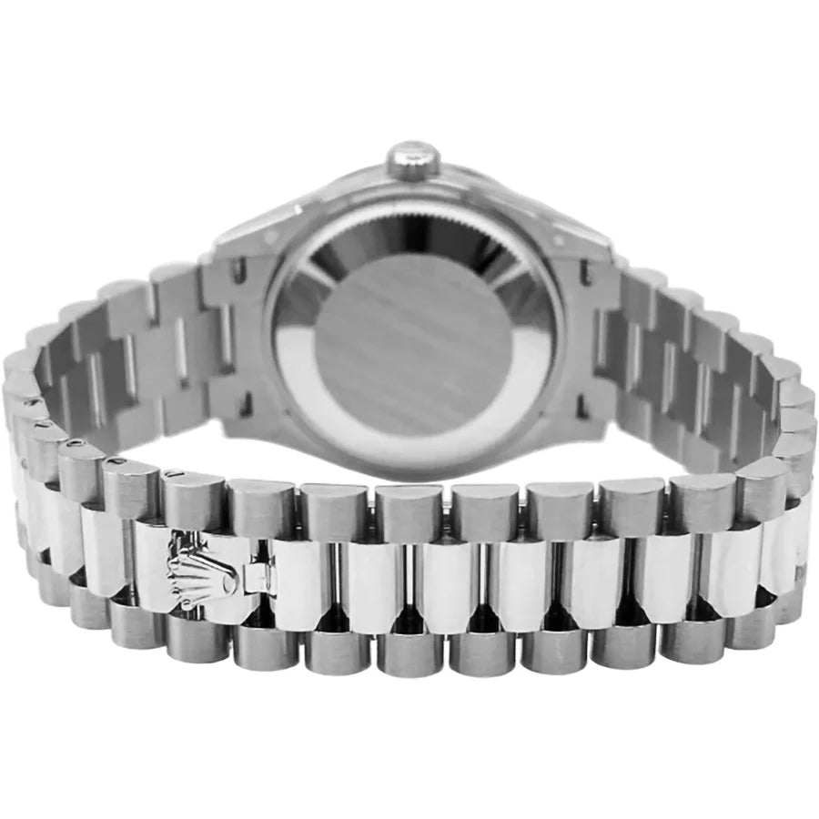 Day Week 40 Stainless Steel Black Dial - Luxury Watch