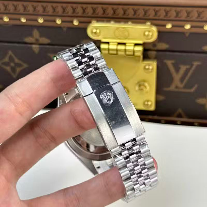 Stainless Steel Jubilee (Black Dial) - Luxury Watch