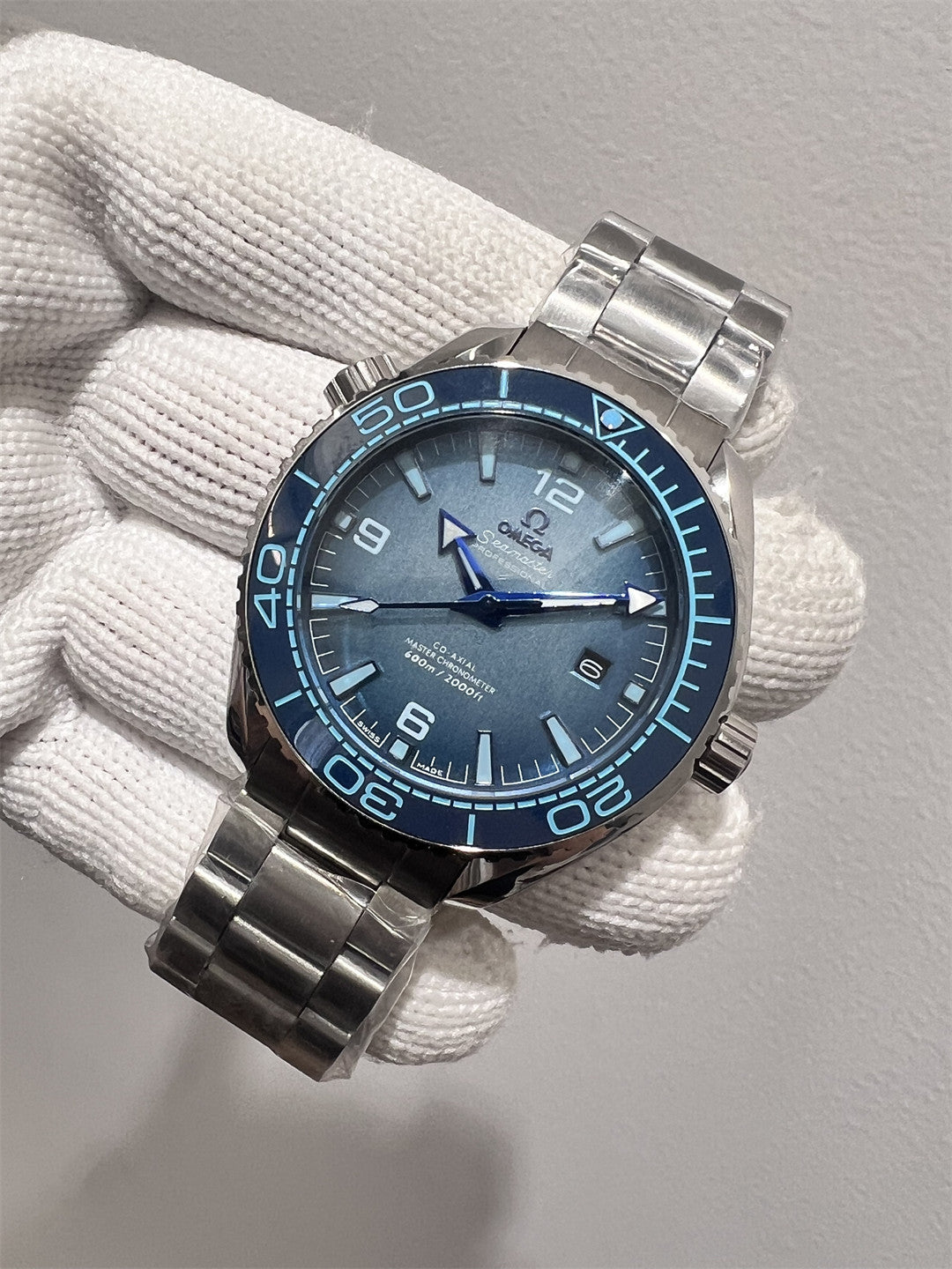 Diver Watch Stainless Steel Blue Dial - Luxury Watch