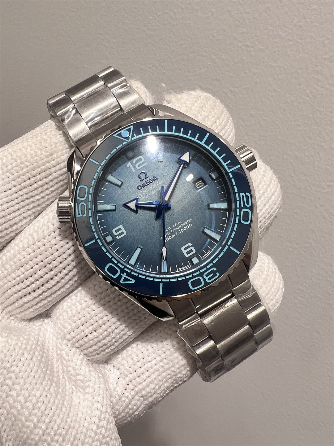 Diver Watch Stainless Steel Blue Dial - Luxury Watch