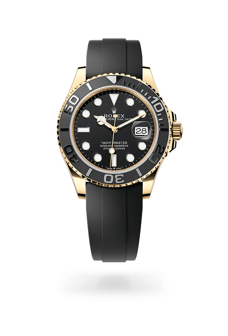 Boat‑Masters Yellow Gold Oysterflex (Rubber) - Luxury Watch