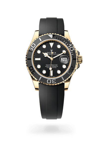 Boat‑Masters Yellow Gold Oysterflex (Rubber) - Luxury Watch