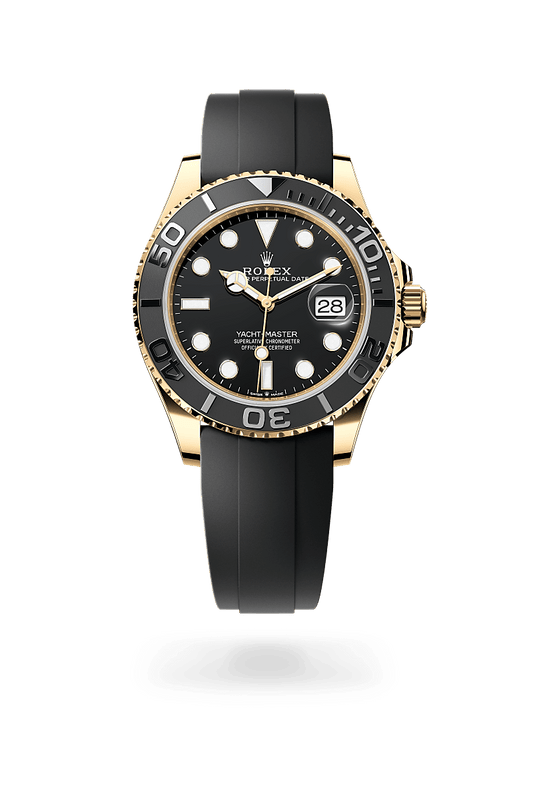 Boat‑Masters Yellow Gold Oysterflex (Rubber) - Luxury Watch