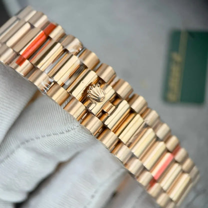 Everose Gold President Day-Date 40 Green - Luxury Watch