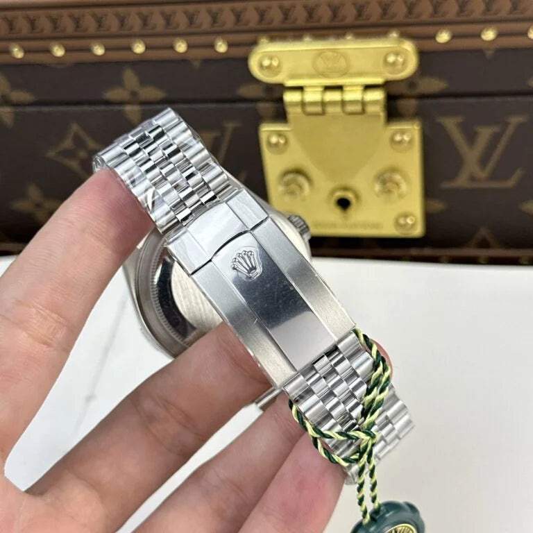 Skyscraper Stainless Steel Jubilee (Green Dial) - Luxury Watch