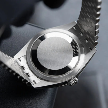 Skyscraper Stainless Steel Jubilee (Black Dial) - Luxury Watch