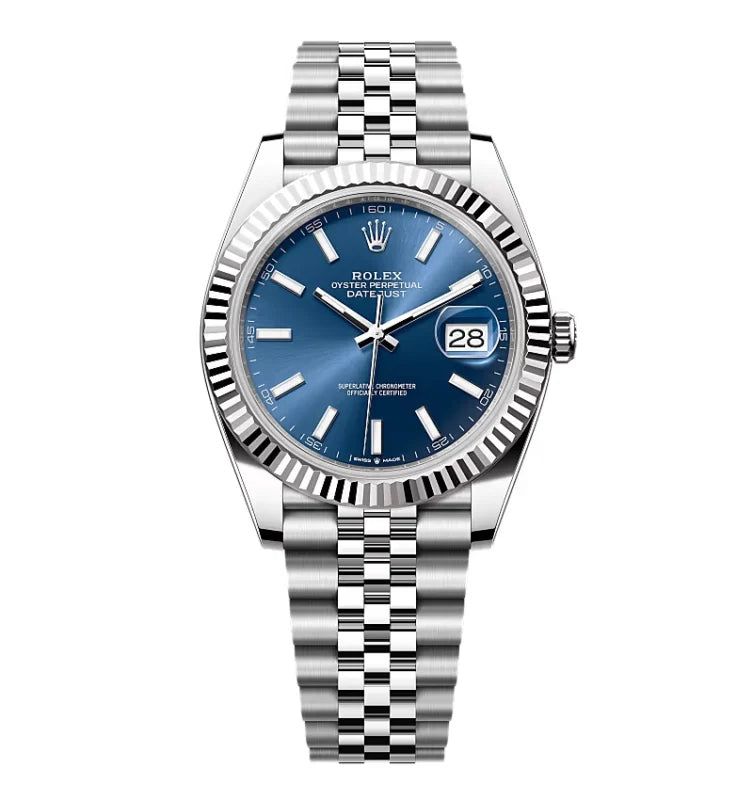D-Just 36mm Stainless Steel Blue - Luxury Watch