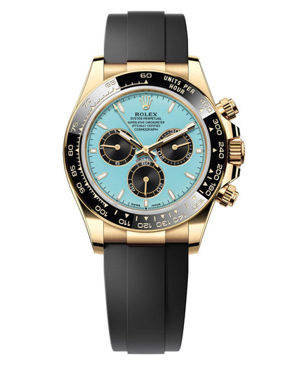 Daytova Yellow Gold Oysterflex (Tiffany Blue Dial) - Luxury Watch