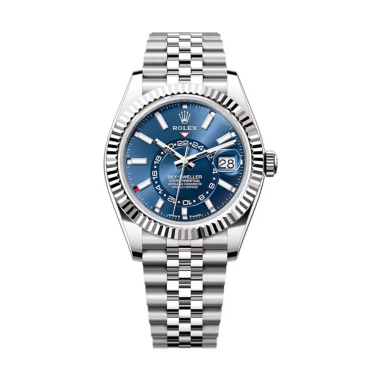 Stainless Steel Sky-Scraper Jubilee (Blue Dial) - Luxury Watch