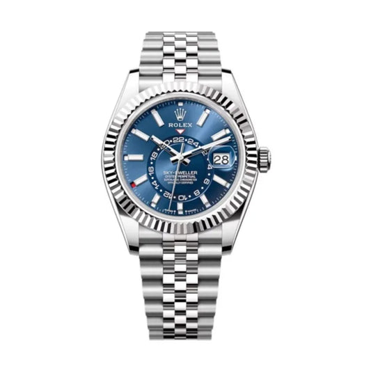 Stainless Steel Sky-Scraper Jubilee (Blue Dial) - Luxury Watch