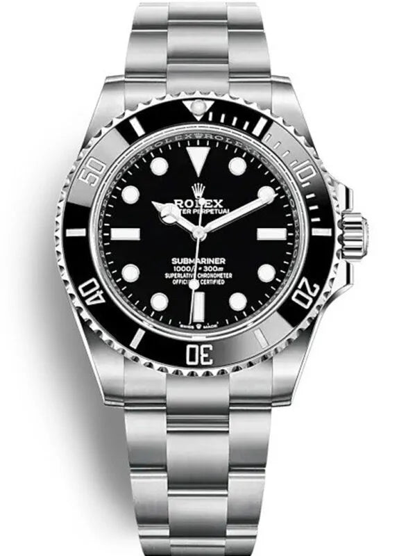 Submarine Black Dial No-Date (Black Dial) - Luxury Watch