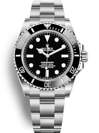 Submarine Black Dial No-Date (Black Dial) - Luxury Watch