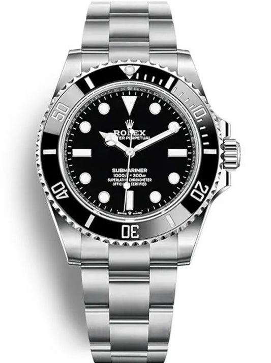 Submarine Black Dial No-Date (Black Dial) - Luxury Watch