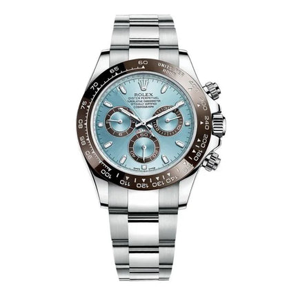 Platinum Daytova Blue Dial - Luxury Watch