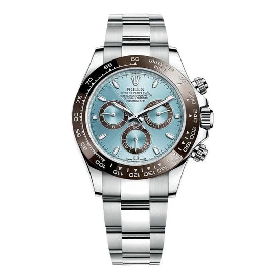 Platinum Daytova Blue Dial - Luxury Watch