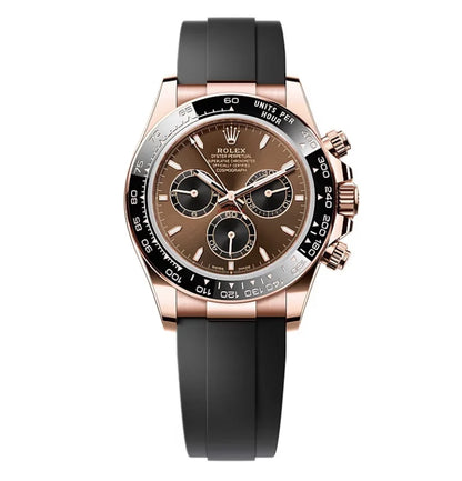 Daytova Everose Rubber Strap (Chocolate Dial) - Luxury Watch