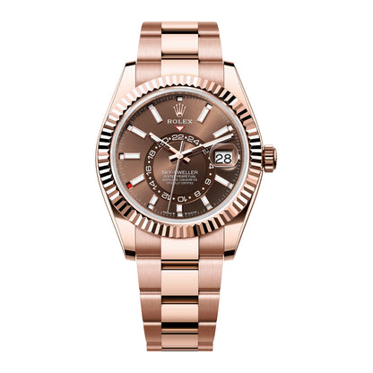 Skyscraper Rose Gold Oyster (Chocolate Dial) - Luxury Watch
