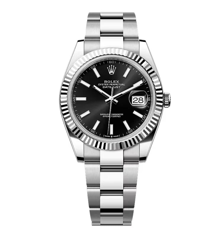 D-Just 41mm Stainless Steel Black - Luxury Watch
