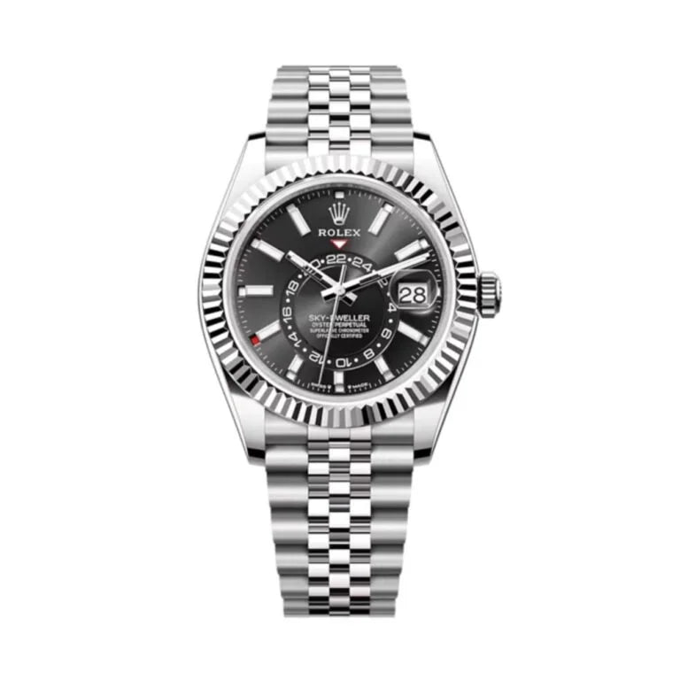 Skyscraper Stainless Steel Jubilee (Black Dial) - Luxury Watch