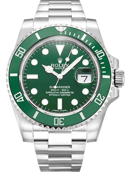 Submarine Stainless Steel Green Ceramic (Hulk) - Luxury Watch