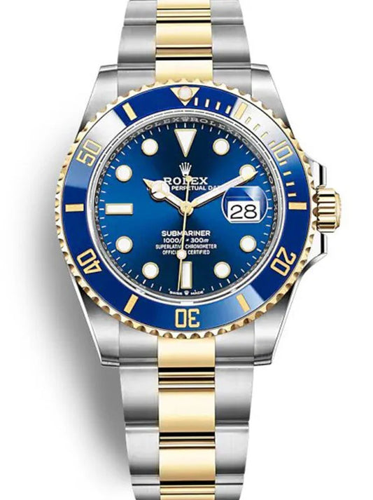 Submarine 41mm Stainless Steel Two-Tone Blue (Bluesy) - Luxury Watch