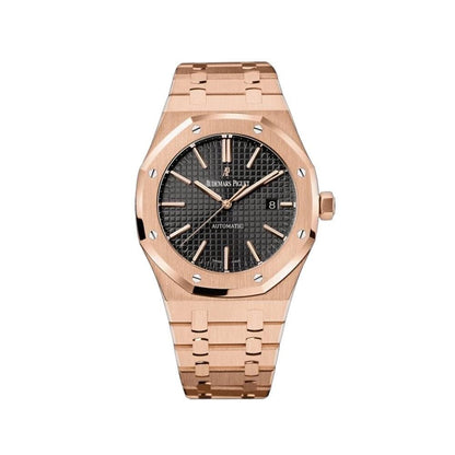 R-OAK 41mm Rose Gold (Black Dial) - Luxury Watch