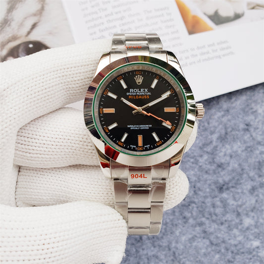 41mm Stainless Steel Oyster Steel black Dial- Luxury Watch