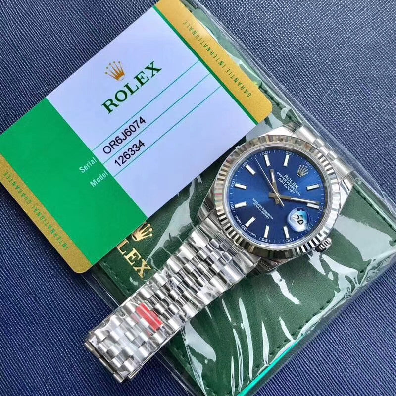 41mm Stainless Steel Blue Dial - Luxury Watch