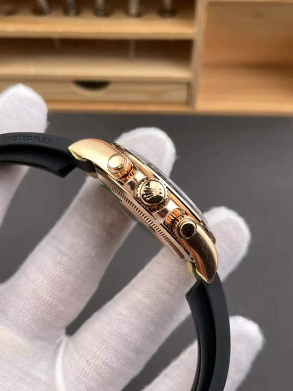 Rose Gold Rubber (Rose Dial) - Luxury Watch