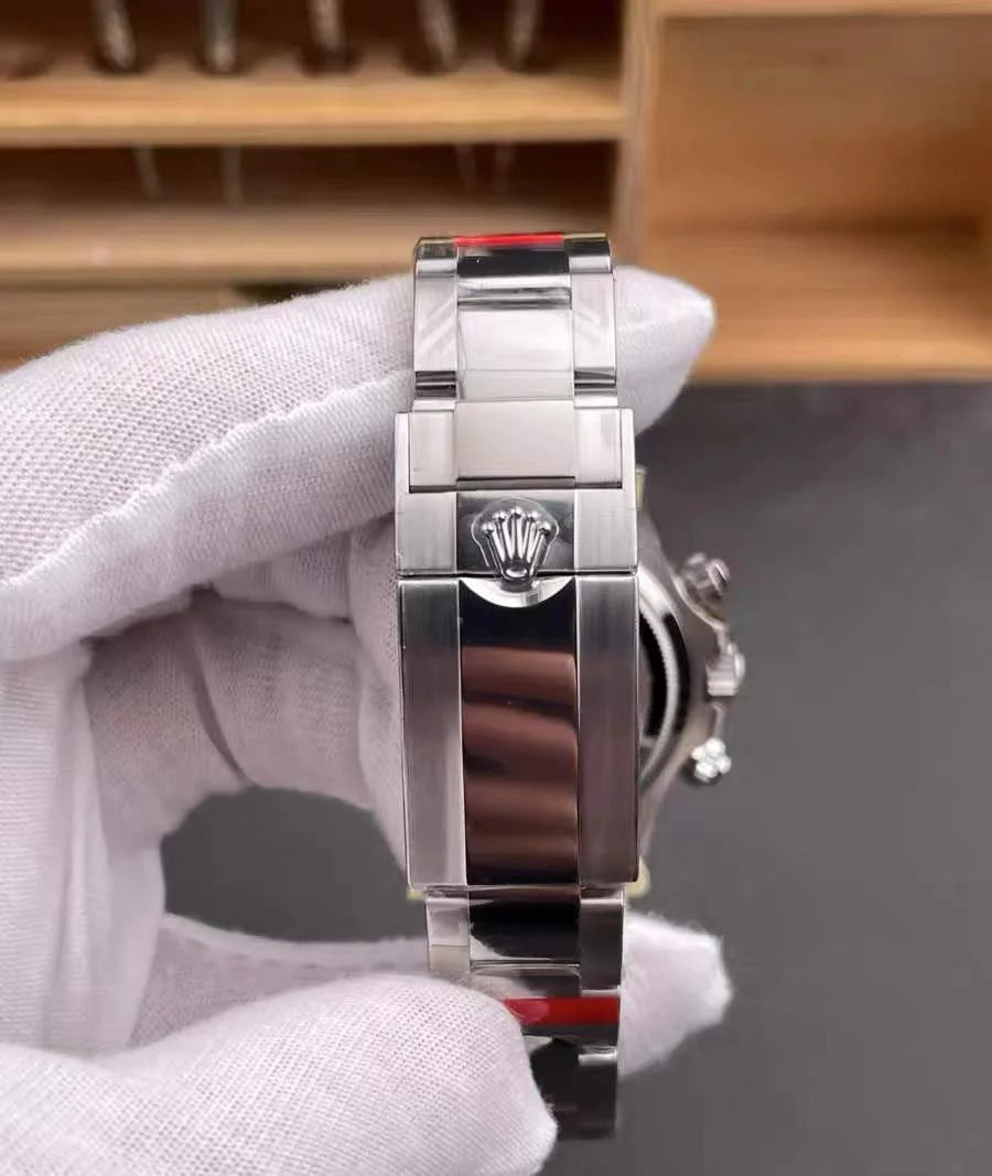 White Gold Stainless Steel (Blue Dial) - Luxury Watch