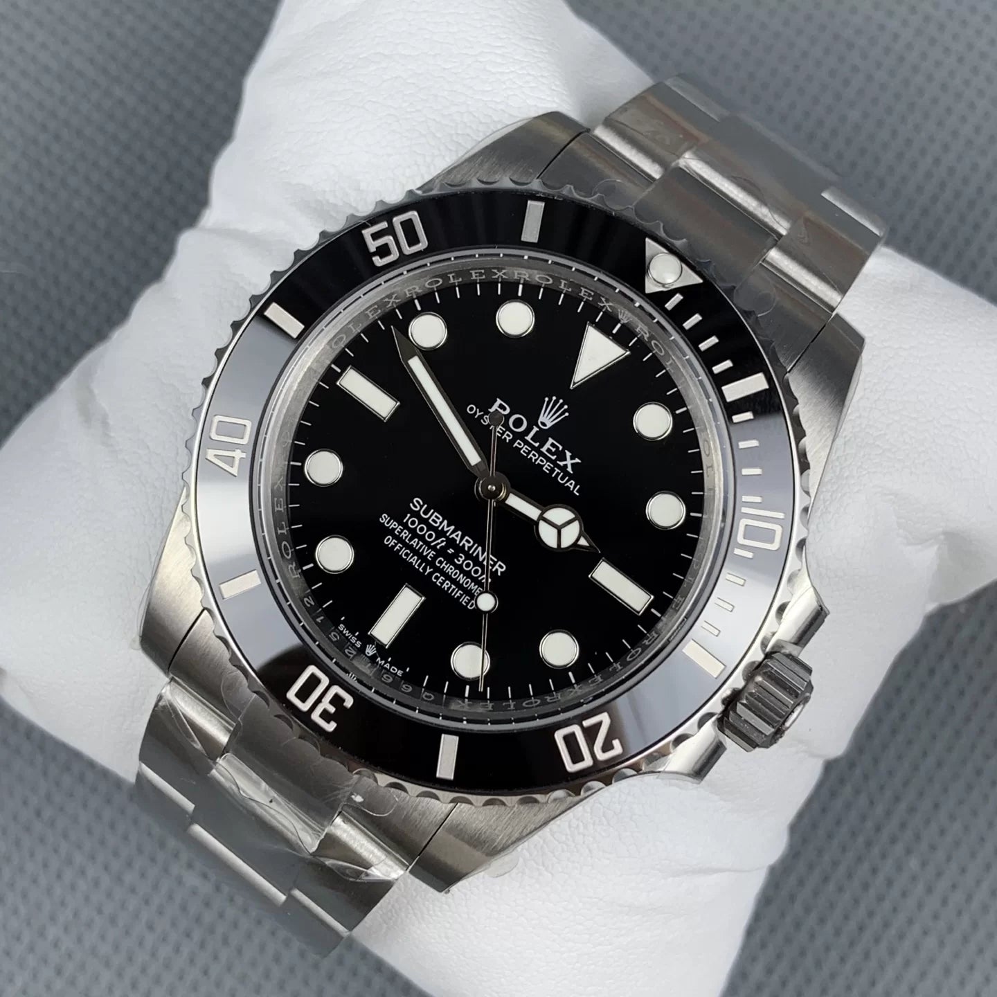 Sports Watch Black Dial no cyclops (Black Dial) - Luxury Watch
