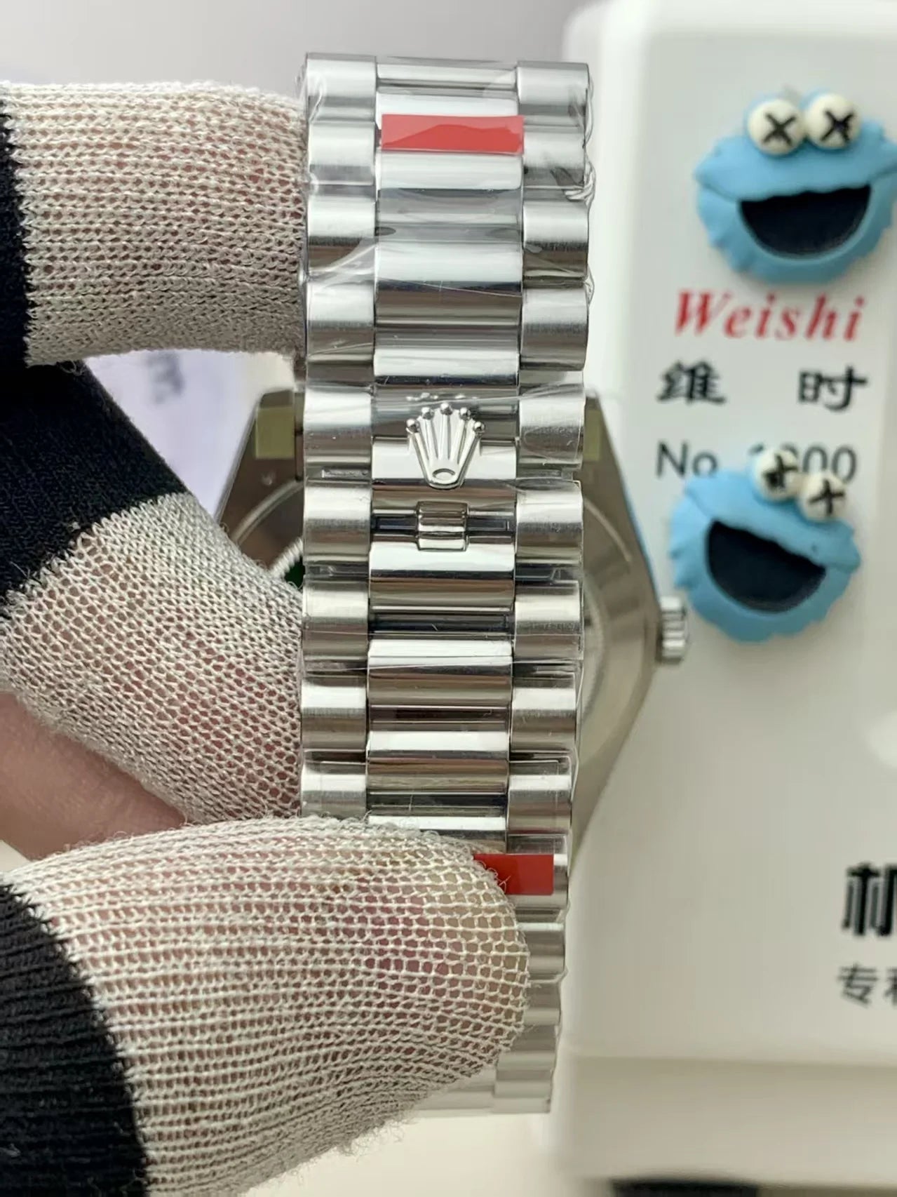 Stainless Steel Day Week 40 Light blue Dial - Luxury Watch