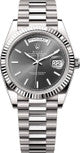 Stainless Steel Day Week 40 Gray Dial - Luxury Watch