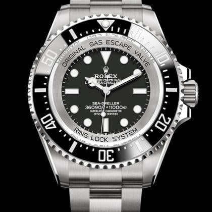 44mm Deep Diver Black Dial - Luxury Watch