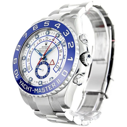 Boat-Masters II Stainless Steel (White Dial, Blue Bezel) - Luxury Watch