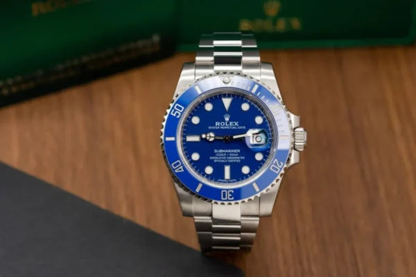Stainless Steel Submarine Ceramic Factory (Blue Dial) - Luxury Watch