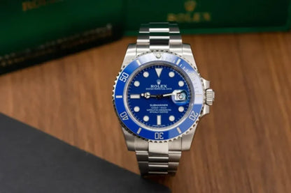 Stainless Steel Submarine Ceramic Factory (Blue Dial) - Luxury Watch