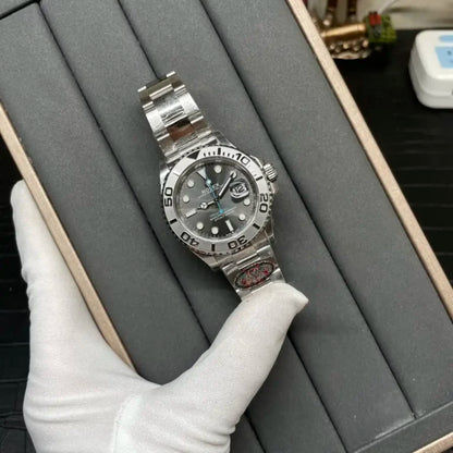 Boat-Masters Rhodium Oyster - Luxury Watch