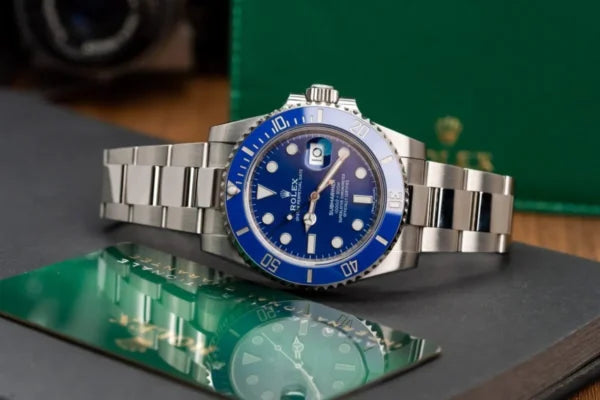 Stainless Steel Submarine Ceramic Factory (Blue Dial) - Luxury Watch