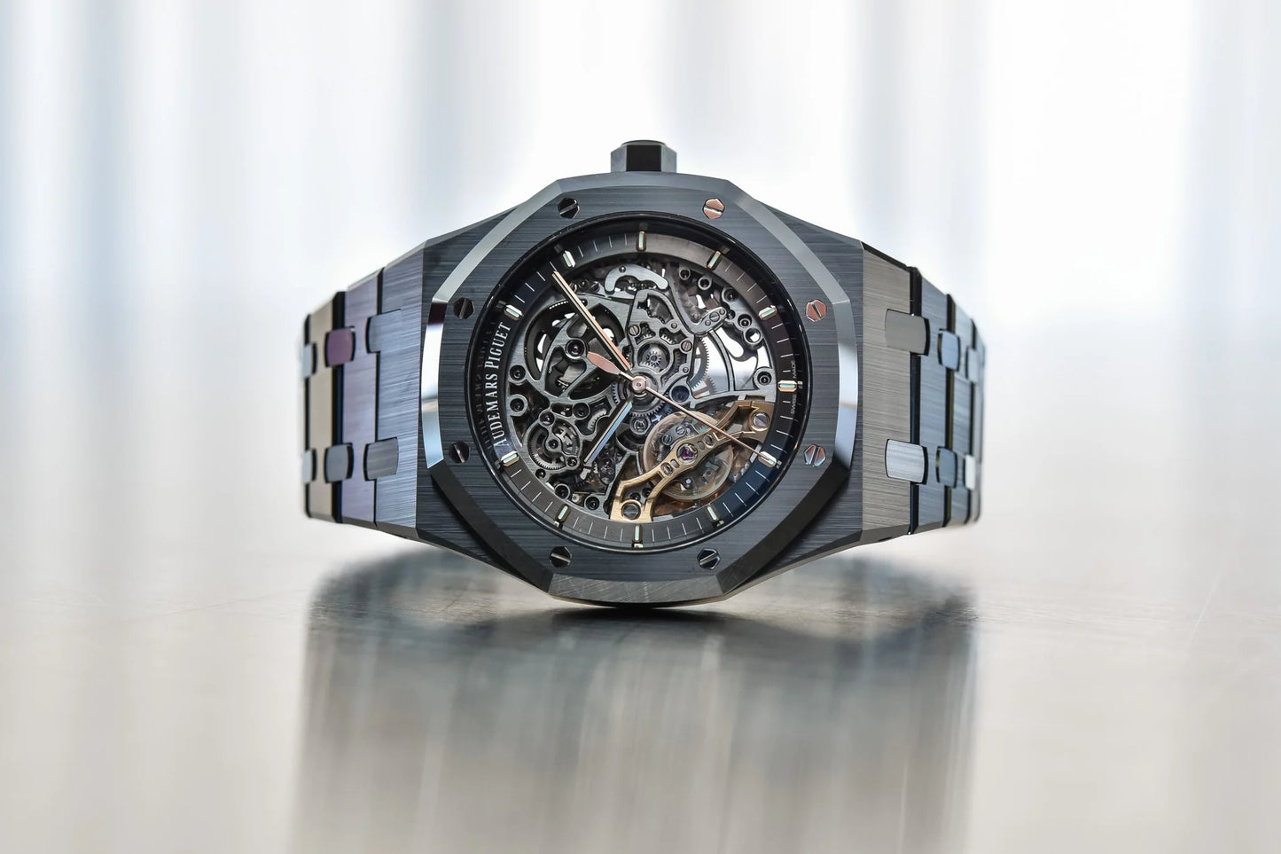 R-OAK Ceramic 41mm (Black Skeleton Dial) - Luxury Watch