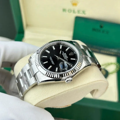 D-Just 41mm Stainless Steel Black - Luxury Watch