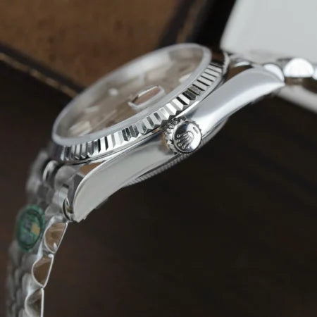 Lady D-Just 28mm Stainless Steel (Silver Roman Dial) – Luxury Watch