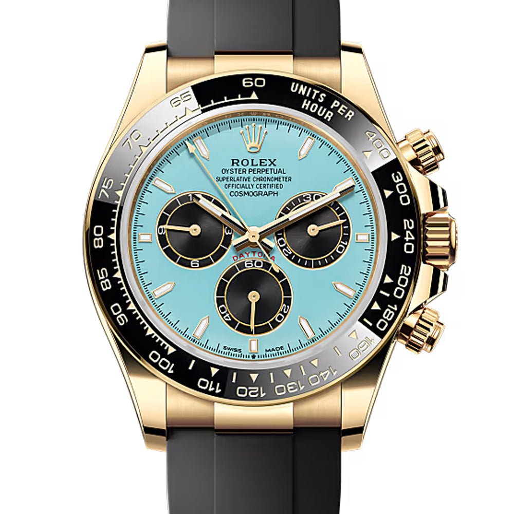 Daytova Yellow Gold Oysterflex (Tiffany Blue Dial) - Luxury Watch