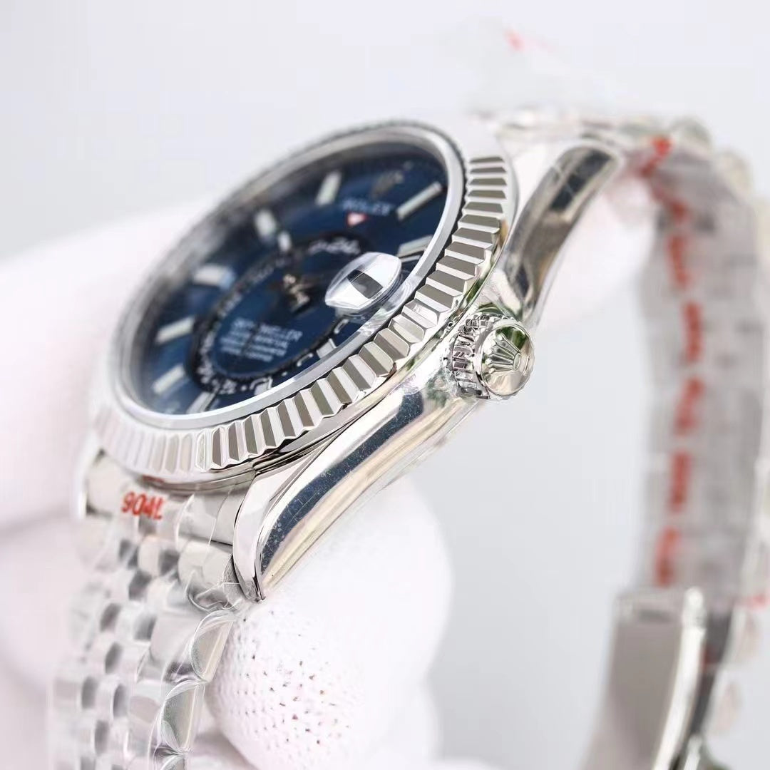 Stainless Steel Jubilee (Blue Dial) - Luxury Watch